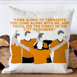 Silhouette Dundee United Football Fan Cushion Cover TFC23