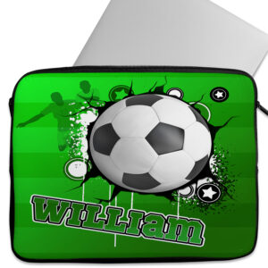 Personalised Football Tablet Sleeve Laptop Boys iPad Case KS201
