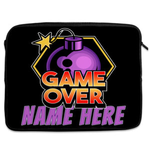 Personalised Gamer Over Tablet Sleeve Laptop Boys iPad Case KSU41