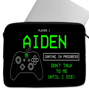 Personalised XBox Tablet Sleeve Laptop Boys Gamer iPad Case KSP228