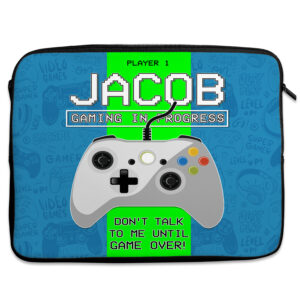 Personalised XBox Tablet Sleeve Laptop Boys Gamer iPad Case KSU225