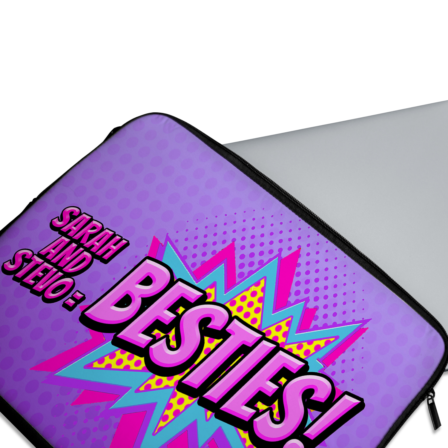 Personalised Besties Tablet Sleeve Laptop Girls iPad Case STP379 - Image 3