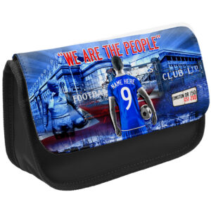 Personalised Glasgow Rangers Football Black Pencil Case AF57