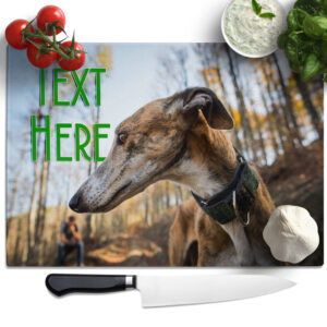 Personalised Greyhound Chopping Board KS175A