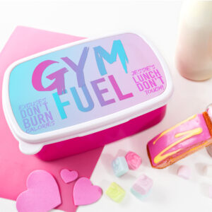 Personalised Gym Fuel Lunch Box Work Snack Box LB09