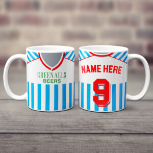 Personalised Huddersfield Football Shirt Mug VSM35