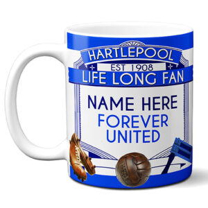 Personalised Hartlepool Vintage Football Mug VFM25