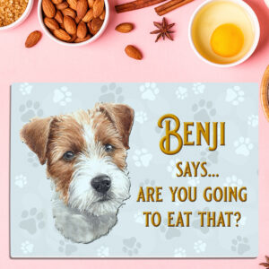 Personalised Jack Russell Dog Chopping Board DCH35