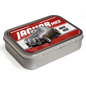 Personalised Jaguar MK2 Tobacco Tin CLP22