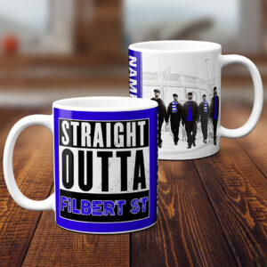 Personalised Leicester Football Straight Outta Mug SOM44