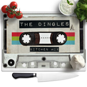Personalised Retro Mix Tape Chopping Board KS71