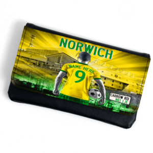 Personalised Norwich Football Tobacco Pouch Gift AF93