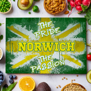 Norwich Football Chopping Board PRH47G