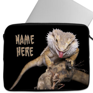Personalised Bearded Dragon Tablet Sleeve Laptop iPad Case SH017
