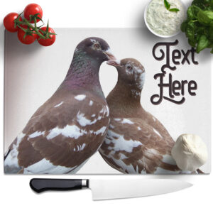 Personalised Pigeon Chopping Board KS55