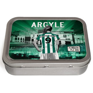 Personalised Plymouth Argyle Women's Football Tobacco Tin WF100