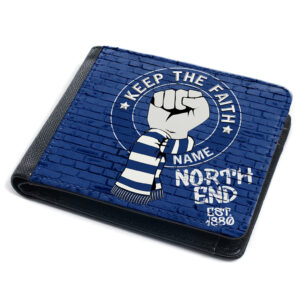 Personalised Preston North End Football Wallet Keep The Faith KTFW49
