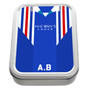 Personalised Glasgow Rangers Football Tobacco Tin VS64