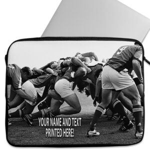 Personalised Rugby Tablet Sleeve Laptop Boys iPad Case ST478