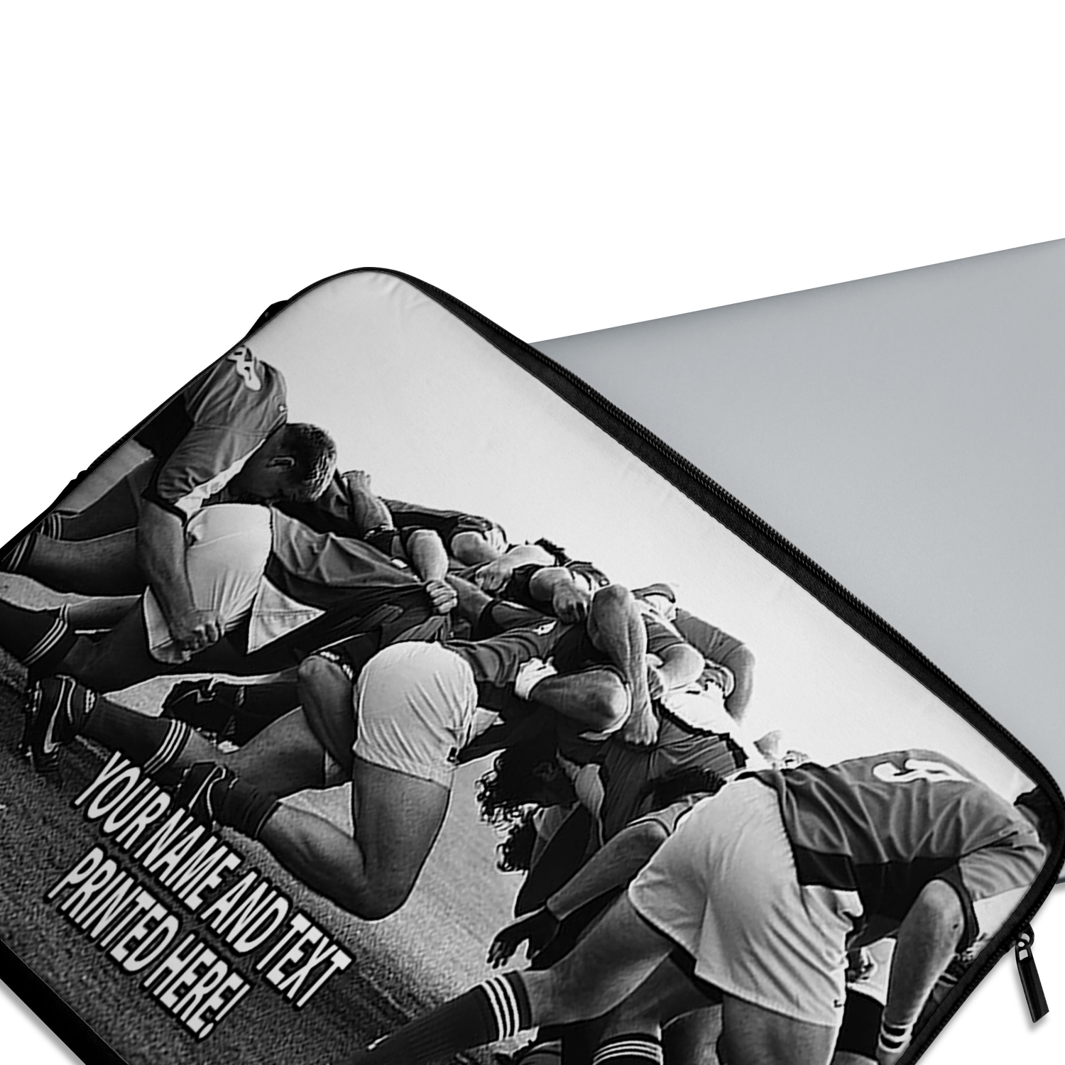 Personalised Rugby Tablet Sleeve Laptop Boys iPad Case ST478 - Image 3