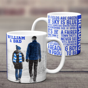 Personalised Reading Football Father & Son Mug FSM47