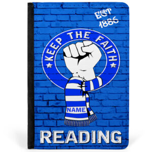 Personalised Reading Football Keep The Faith Passport Case KTF51G