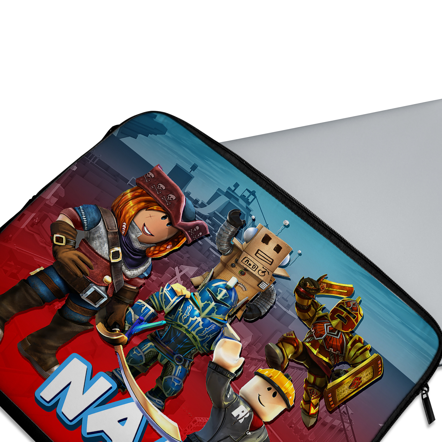 Personalised Roblox Tablet Sleeve Laptop Boys iPad Case RB02 - Image 2
