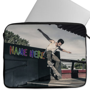 Personalised Skateboard Tablet Sleeve Laptop Boys iPad Case SH230