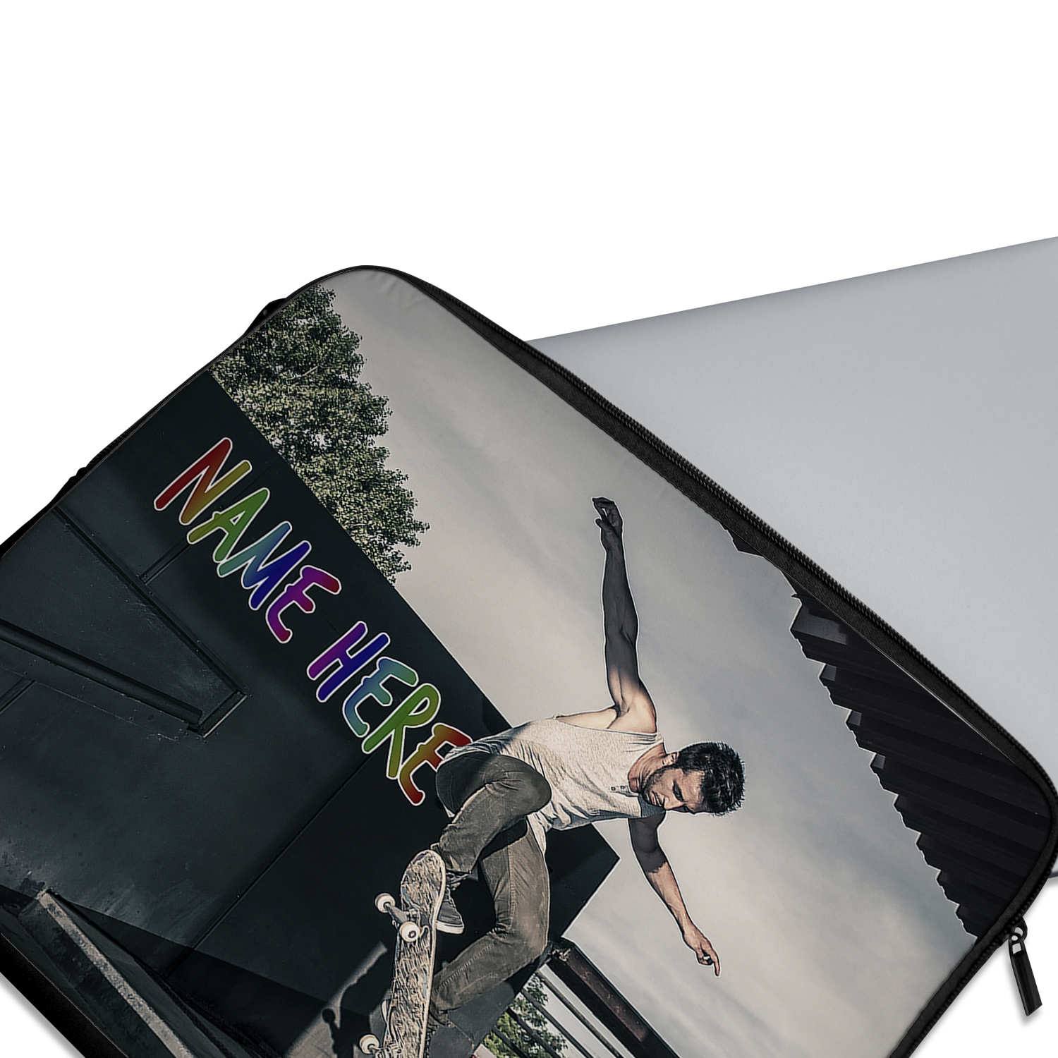 Personalised Skateboard Tablet Sleeve Laptop Boys iPad Case SH230 - Image 3