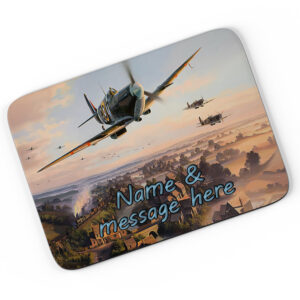 Personalised Spitfire Plane Mouse Mat RAF ST460