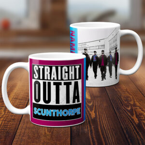 Personalised Scunthorpe Football Straight Outta Mug SOM69