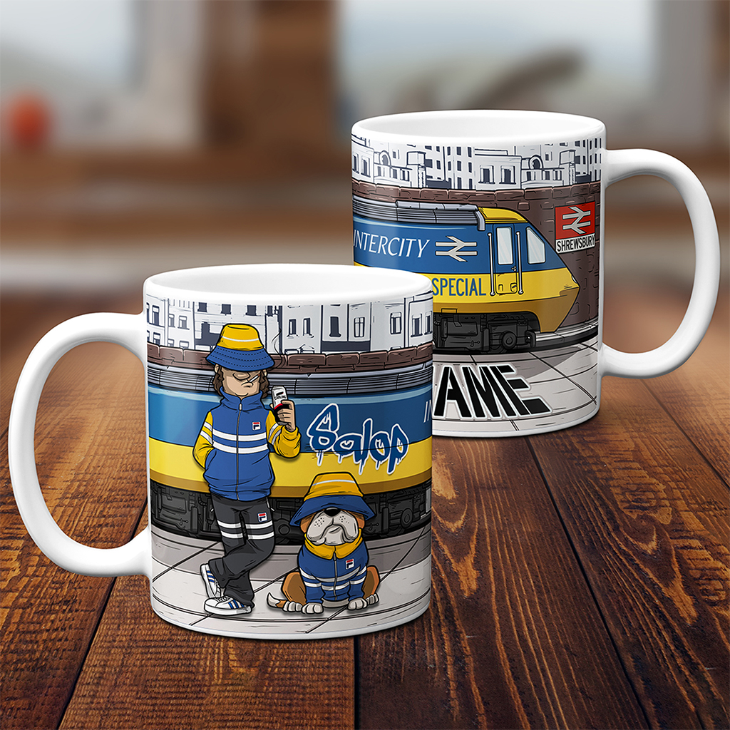 Personalised Shrewsbury Town Football Casuals Mug FTM64 - Image 4