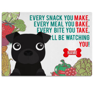 Personalised Staffy Chopping Board KCB44