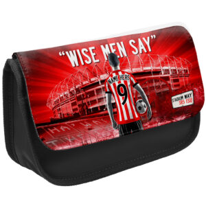 Personalised Sunderland Football Black Pencil Case AF123