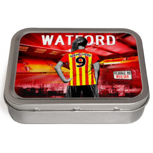 Personalised Watford Women's Football Tobacco Tin WF128