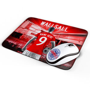 Personalised Walsall Football Mouse Mat AF129