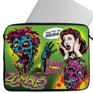 Personalised Zombie Tablet Sleeve Laptop Boys iPad Case EC60