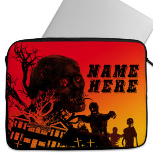 Personalised Zombie Tablet Sleeve Laptop Boys iPad Case KS25