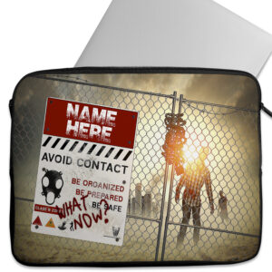 Personalised Zombie Tablet Sleeve Laptop Boys iPad Case ST395
