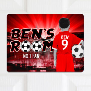 Personalised Aberdeen Football Kids Door Sign CFD01
