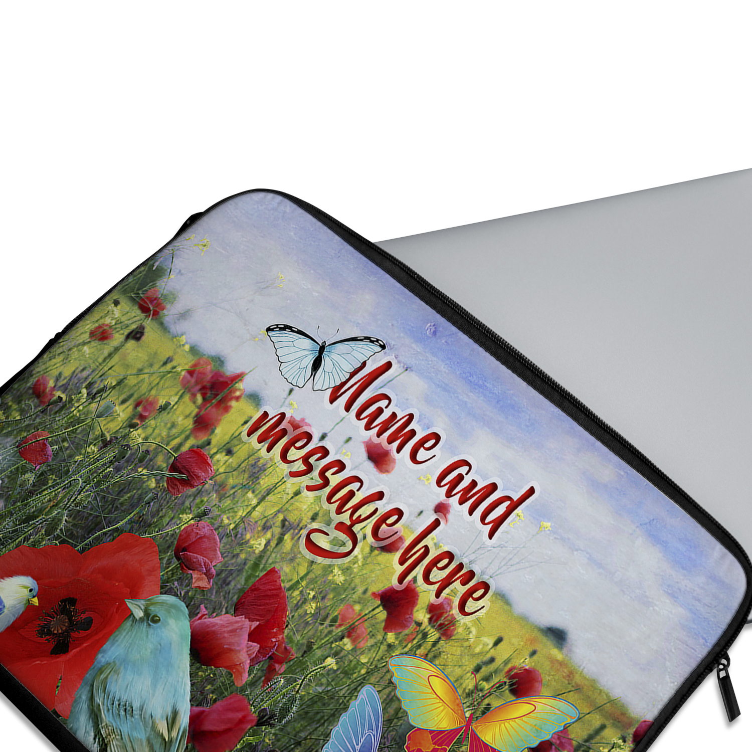 Personalised Butterfly Tablet Sleeve Laptop Womens iPad Case SH025 - Image 3