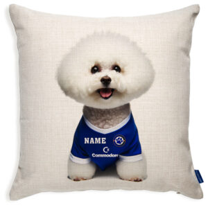 Chelsea Football Bichon Frise Dog Cushion Personalised Cover DFC161