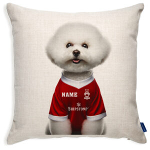 Nottingham Football Bichon Frise Dog Cushion Personalised Cover DFC473