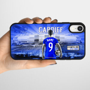Personalised Cardiff Football Gel Phone Case AF30