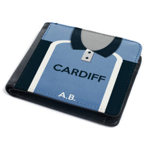 Personalised Cardiff Blues Rugby Union Wallet RSW03