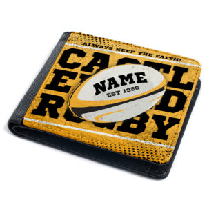 Personalised Castleford Tigers Rugby League Wallet RPW02