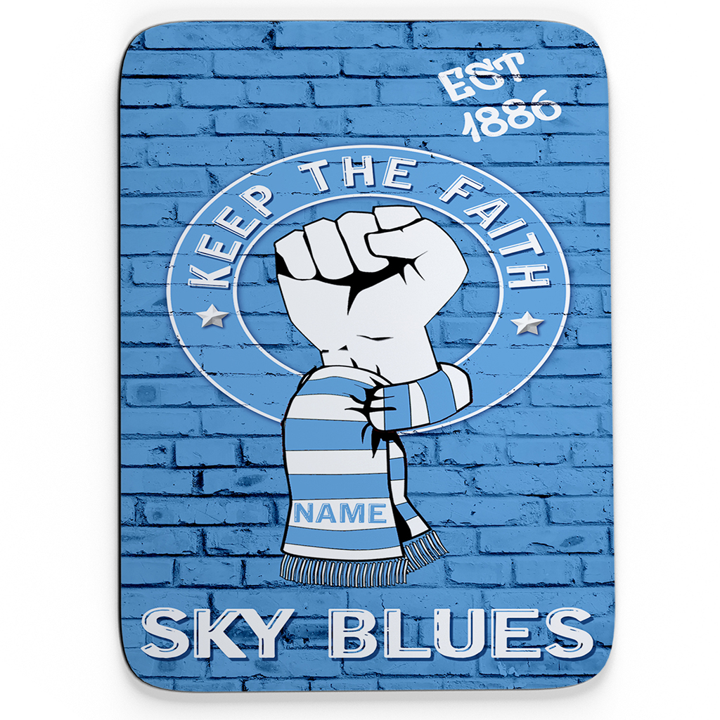 Personalised Coventry Football Keep The Faith Mouse Mat KTF18G - Image 3