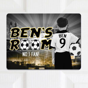 Personalised Derby County Football Kids Door Sign CFD20