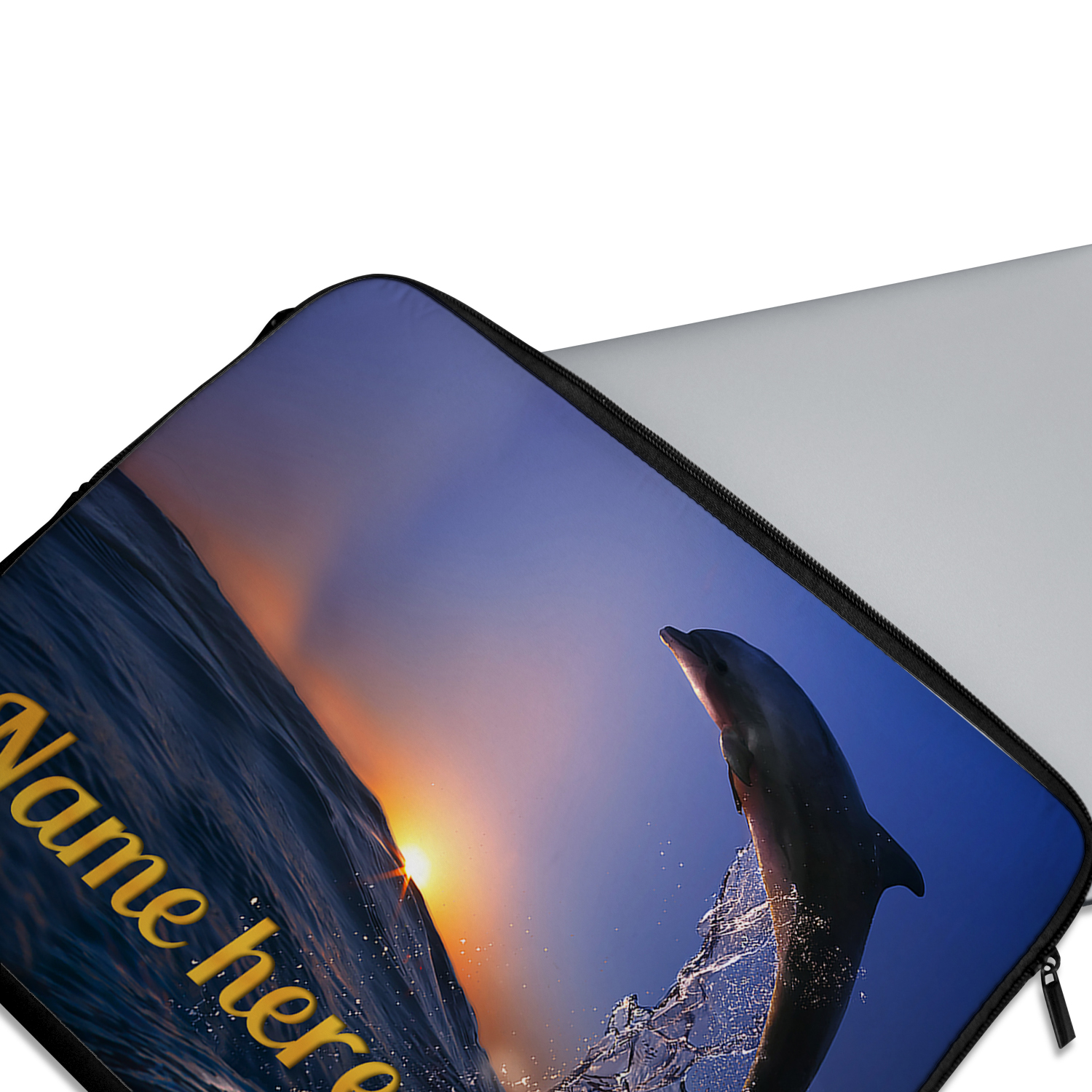 Personalised Dolphin Tablet Sleeve Laptop Womens iPad Case ST078 - Image 3