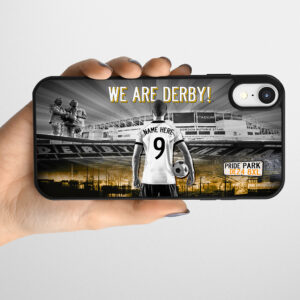 Personalised Derby Football Gel Phone Case AF43